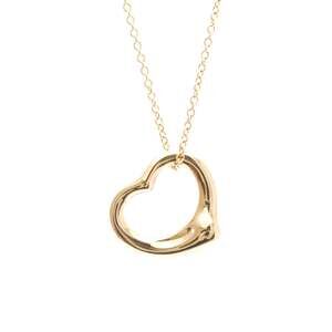 TIFFANY 18k Gold Heart Necklace